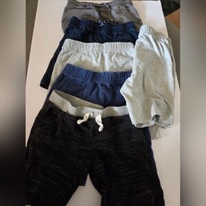 6 Pair Bundle Cat & Jack Kids Joggers in Gray and Blue